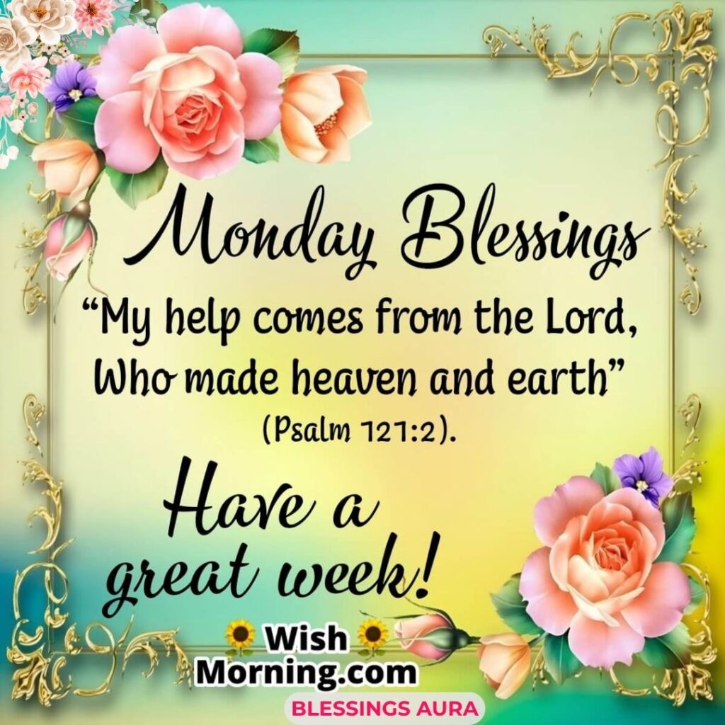 Monday Blessings Images Free