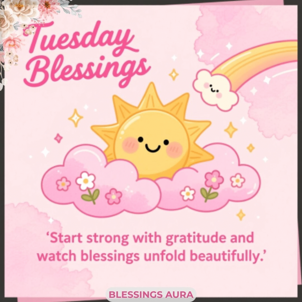 Happy Tuesday Morning Blessings for a Wonderful Start