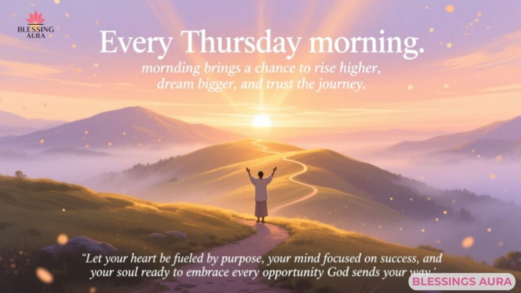 Motivational Thursday Morning Blessings for Success
