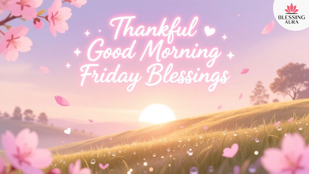 Thankful Good Morning Friday Blessings