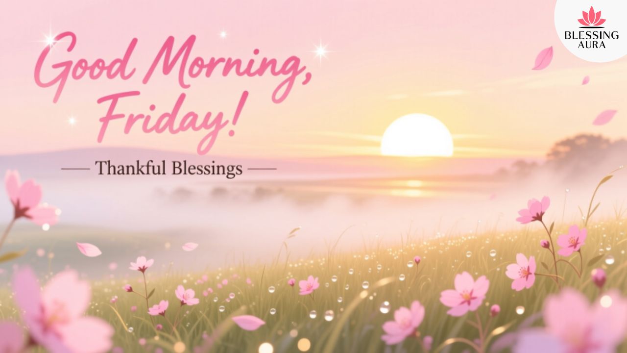 Thankful Good Morning Friday Blessings