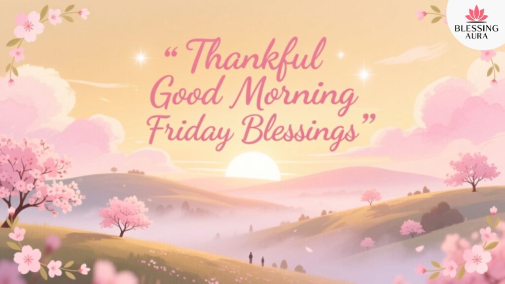 Thankful Good Morning Friday Blessings Quotes
