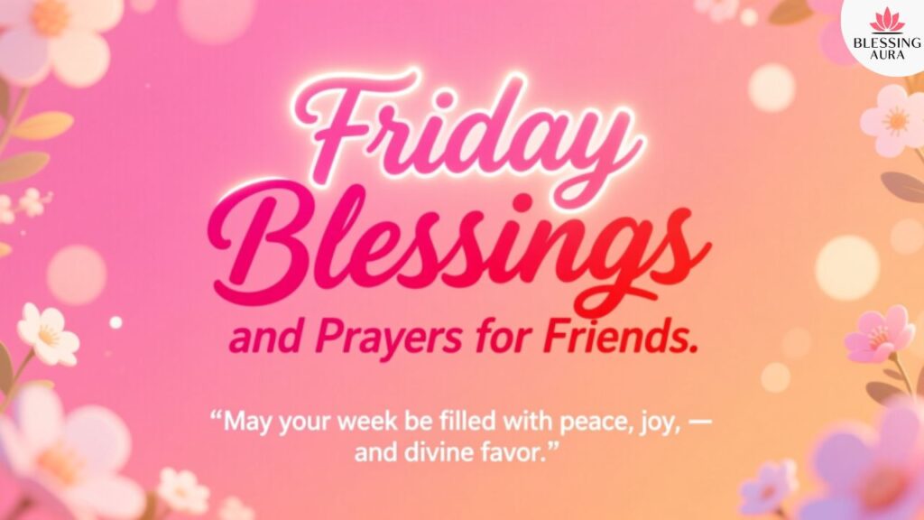 Friday Blessings and Prayers for Friends