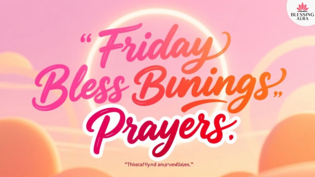 Friday Blessings and Prayers Quotes