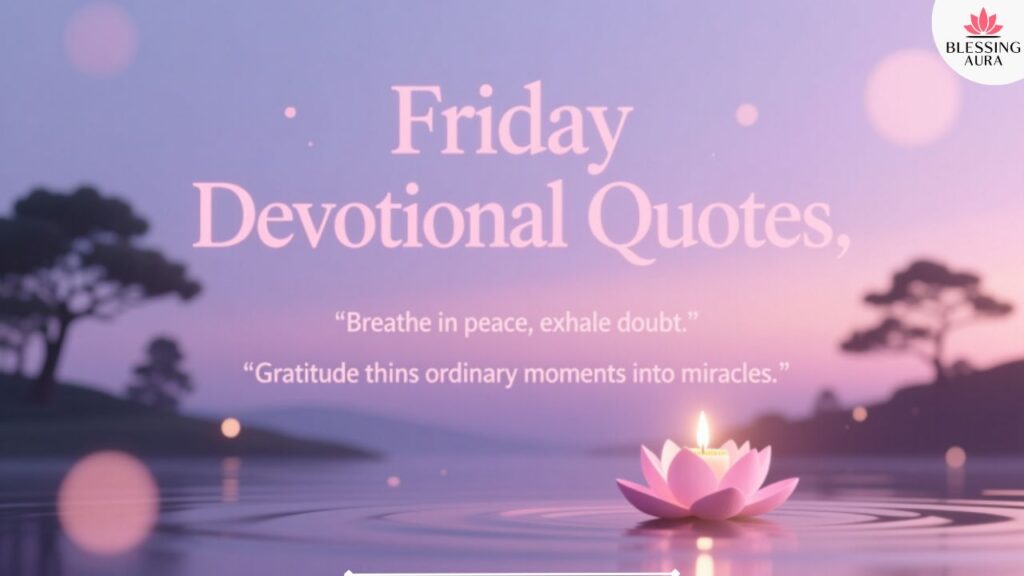 Friday Devotional Quotes