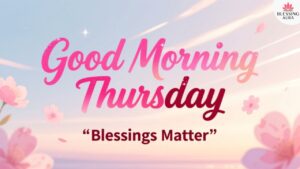 Good Morning Thursday Blessings