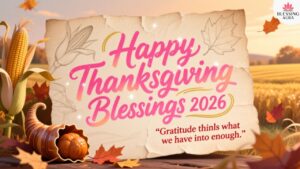 Happy Thanksgiving Blessings