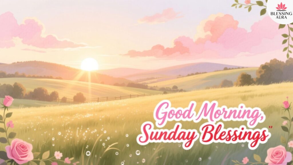 Inspirational Good Morning Sunday Blessings