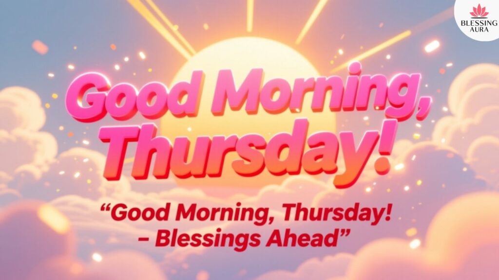 Good Morning Thursday Blessings Images and Quotes Gif