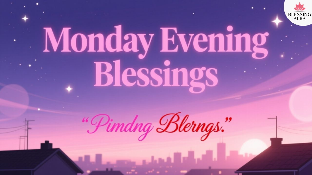 Monday Evening Blessings