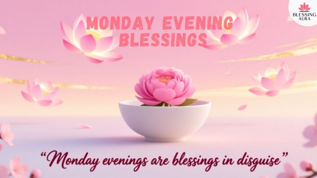 Monday Evening Blessings