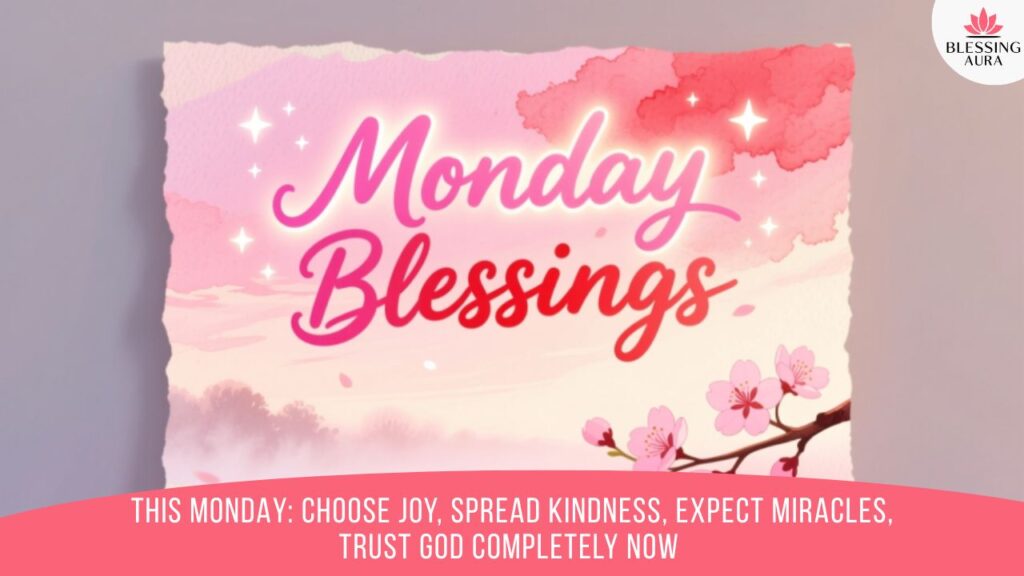 Short and Positive Monday Blessings