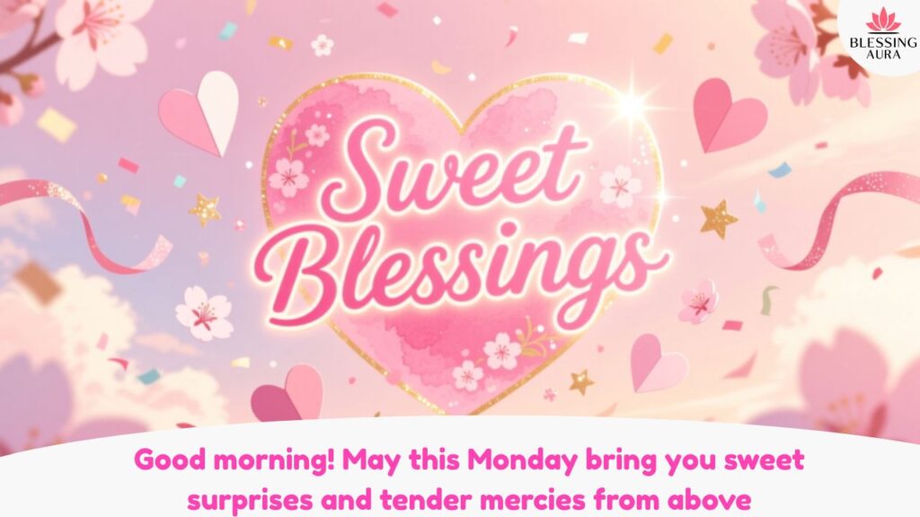 Sweet Good Morning Monday Blessings
