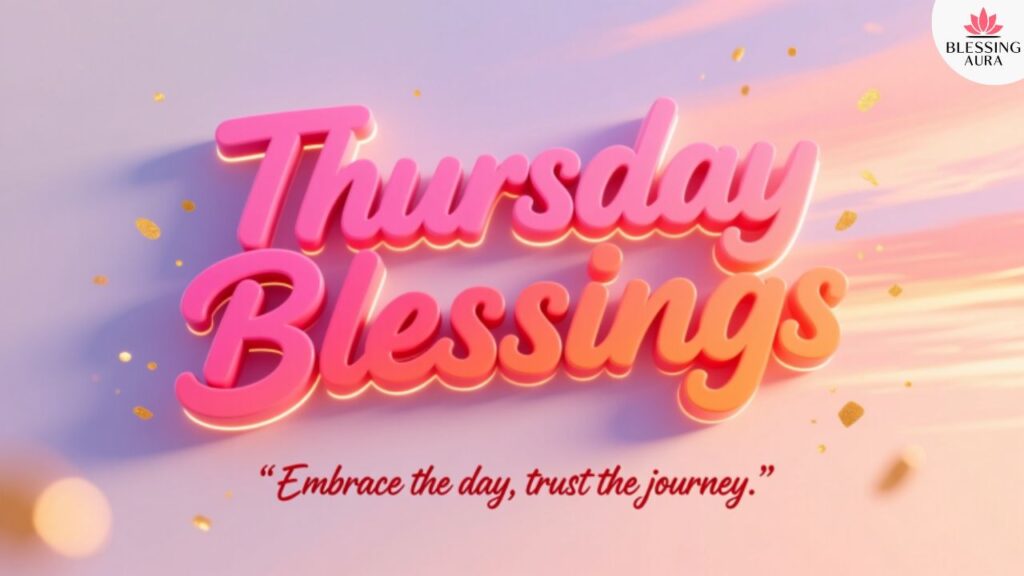 Thursday Blessings and Prayers Quotes