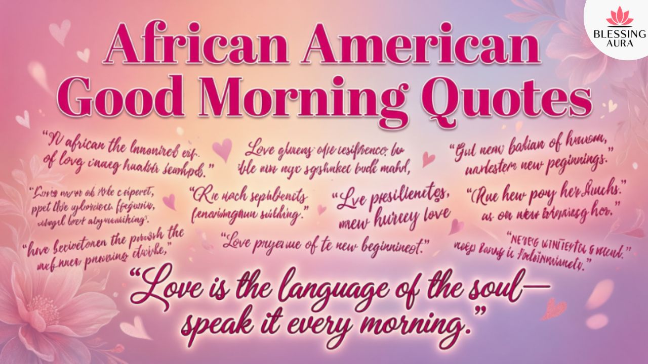 Positive African American Good Morning Quotes