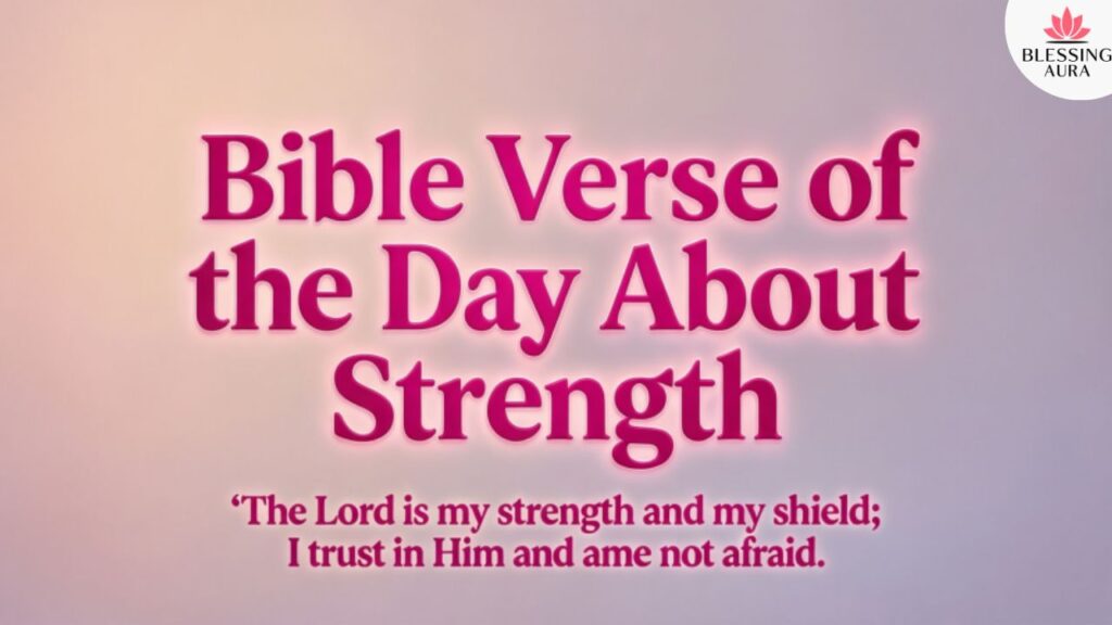 Bible Verse of the Day About Strength