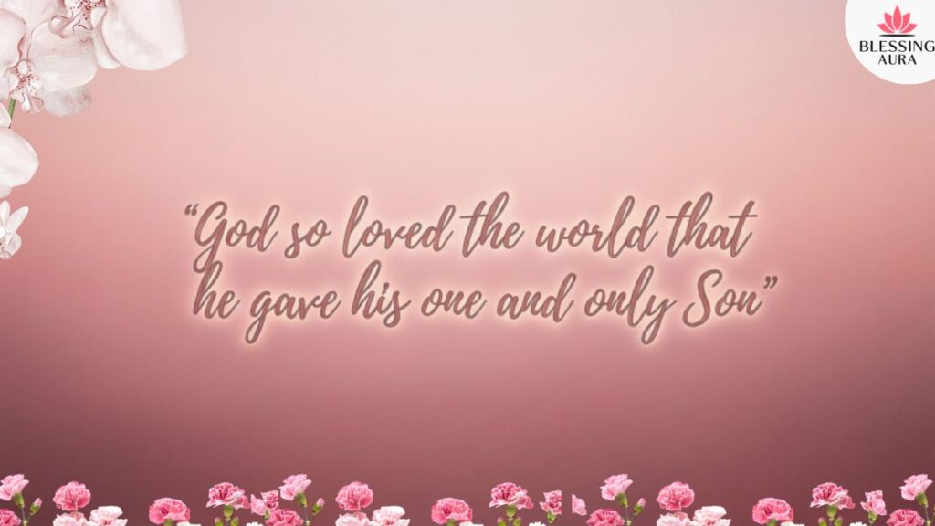 Bible verses about God's love for us