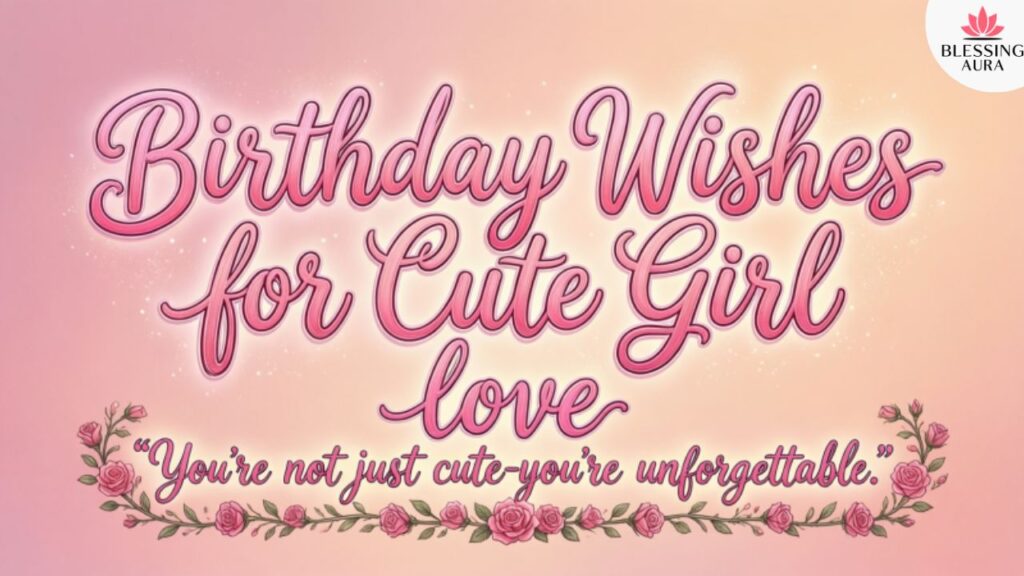 Birthday Wishes for Cute Girl