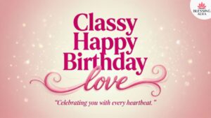 Classy Happy Birthday African American Woman