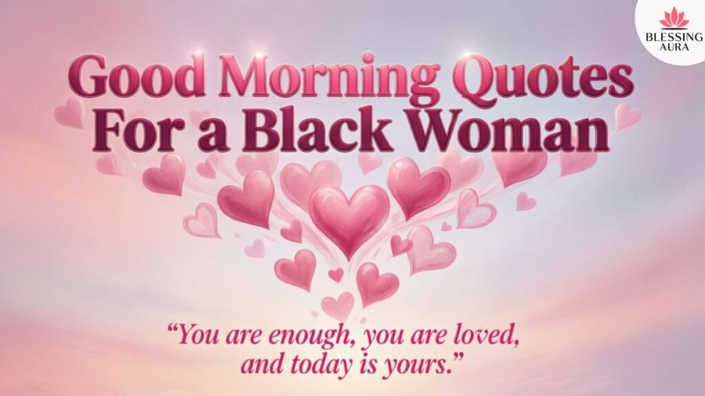 Good Morning Quotes For a Black Woman