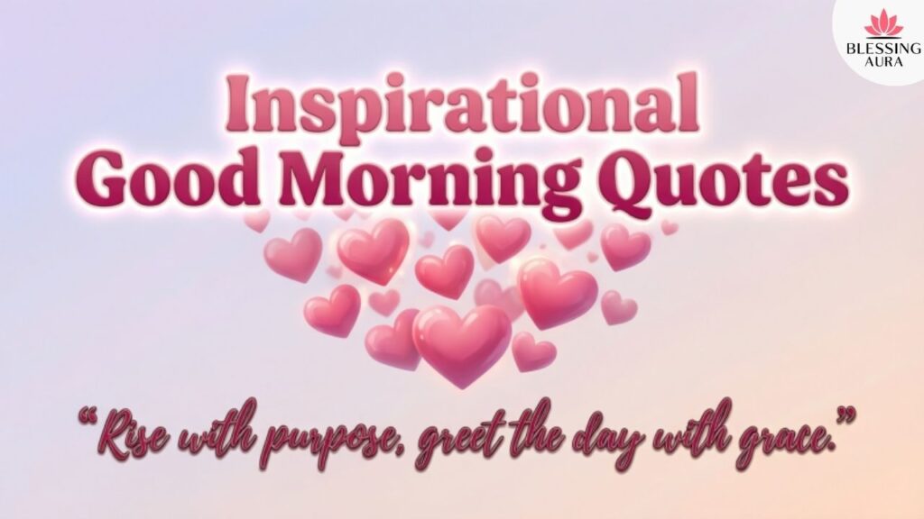 Inspirational Good Morning Quotes