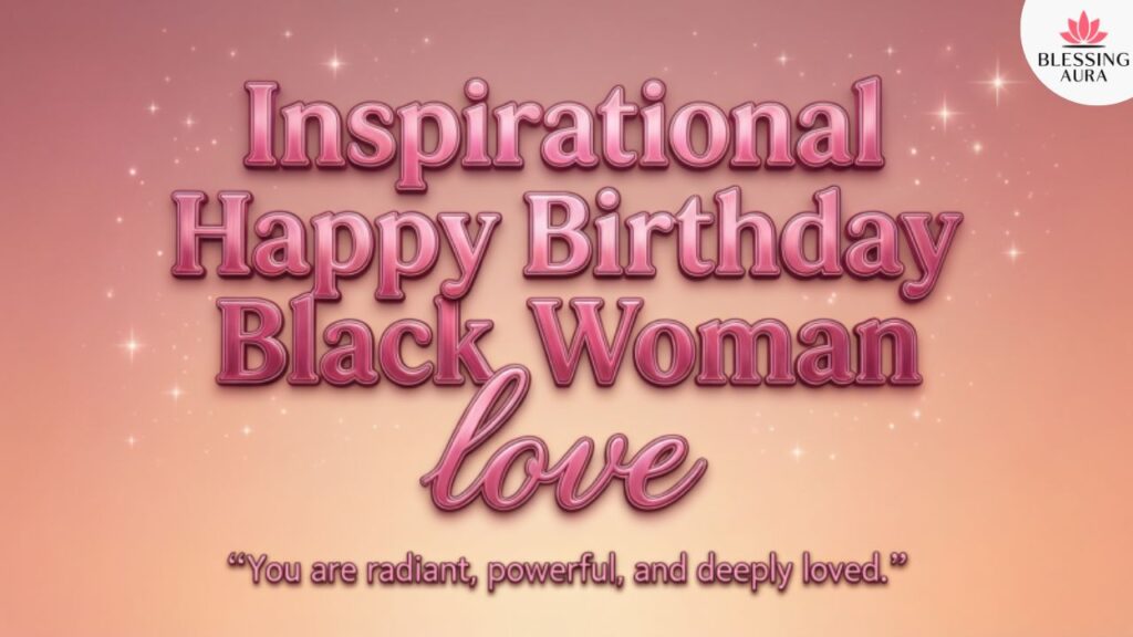Inspirational Happy Birthday Black Woman