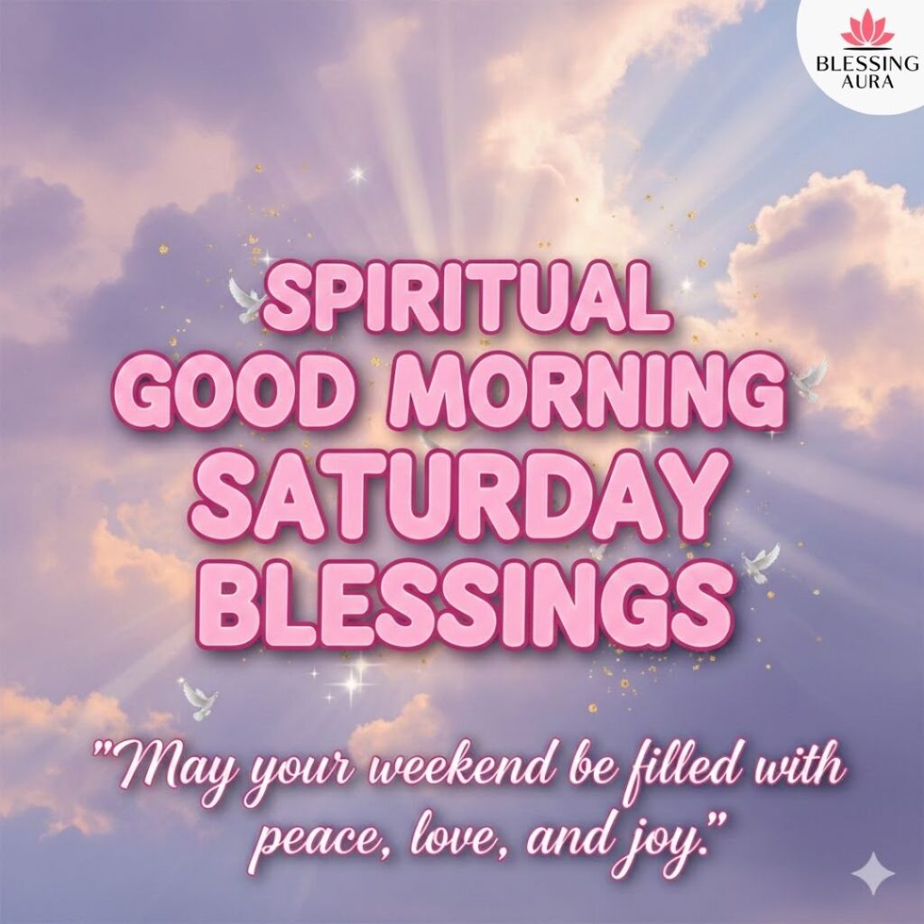 Spiritual Good Morning Saturday Blessings Gif