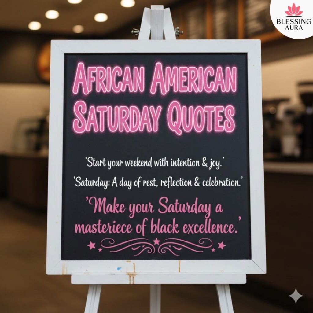 African American Saturday Quotes