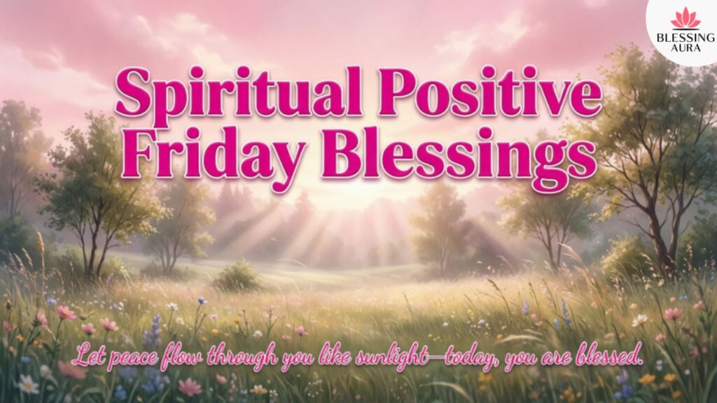 Spiritual Positive Friday Blessings