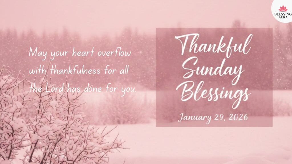 Thankful Sunday Blessings Images