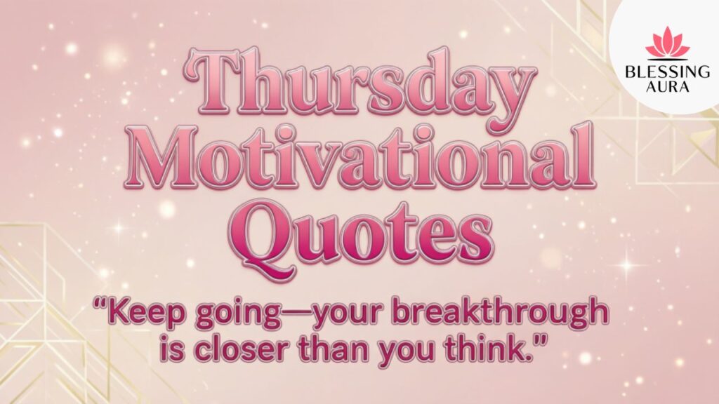 Positive Thursday Quotes for Work